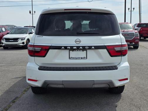 Aspen White Tricoat 2021 Nissan Armada SV 4WD