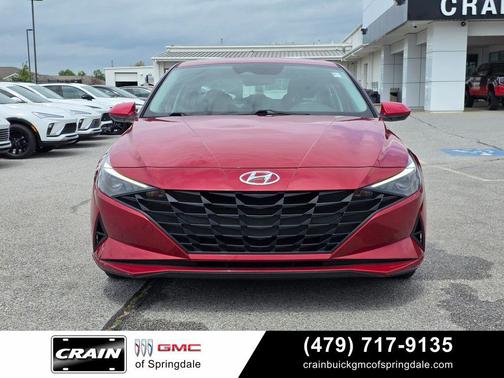 Scarlet Red 2021 Hyundai ELANTRA SEL