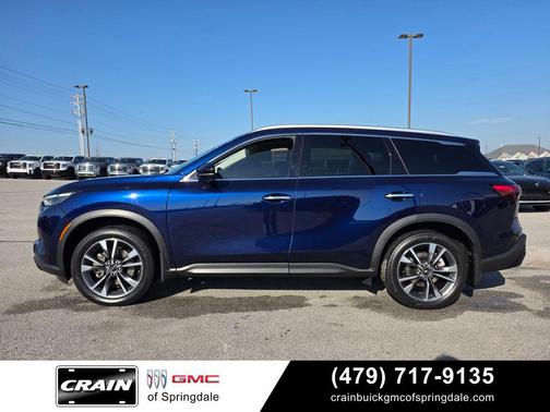 Blue 2024 INFINITI QX60 Luxe