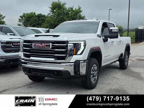 White Frost 2024 GMC Sierra 2500 SLT