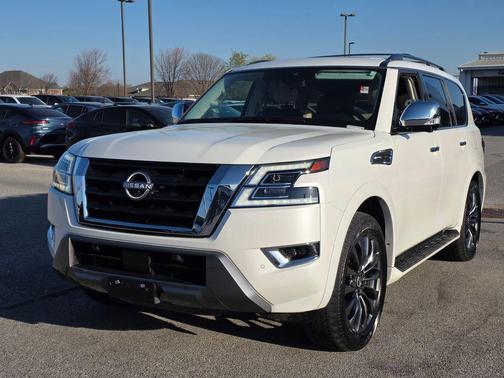 Aspen White Tricoat 2024 Nissan Armada Platinum 4WD