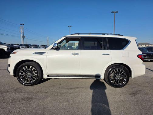 Aspen White Tricoat 2024 Nissan Armada Platinum 4WD