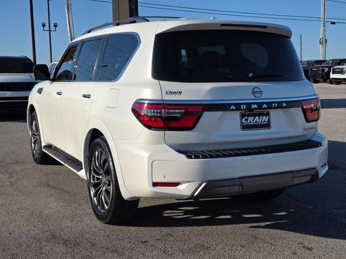 Aspen White Tricoat 2024 Nissan Armada Platinum 4WD
