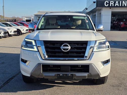 Aspen White Tricoat 2024 Nissan Armada Platinum 4WD