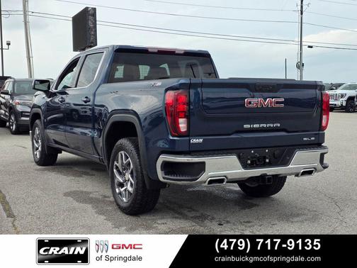 Pacific Blue Metallic 2021 GMC Sierra 1500 SLE