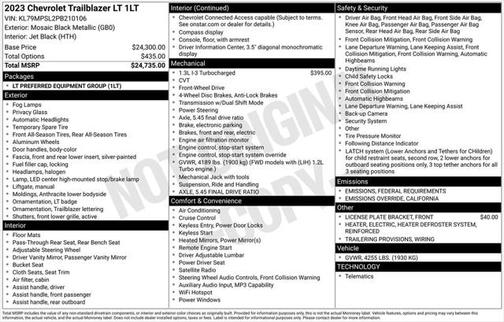 2023 Chevrolet Trailblazer LT