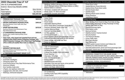 2022 Chevrolet Trax LT