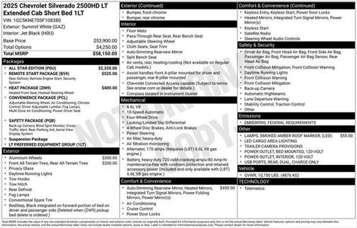 2025 Chevrolet Silverado 2500 LT