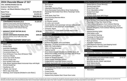2024 Chevrolet Blazer 2LT