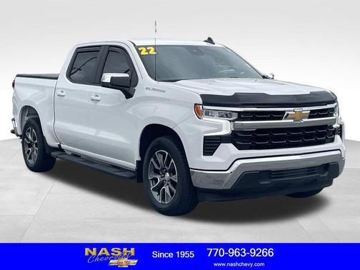 Summit White 2022 Chevrolet Silverado 1500 LT