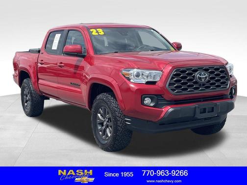 Barcelona Red Metallic 2023 Toyota Tacoma SR5
