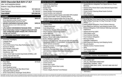 2023 Chevrolet Bolt EUV FWD LT