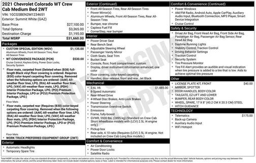 2021 Chevrolet Colorado WT