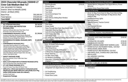 2023 Chevrolet Silverado 2500 LT