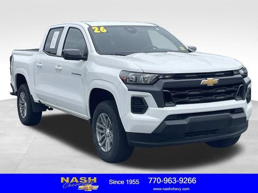 Summit White 2026 Chevrolet Colorado LT