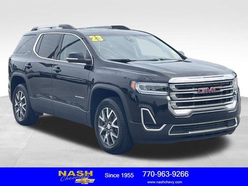 Ebony Twilight Metallic 2023 GMC Acadia FWD SLE