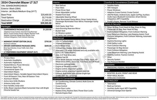 2024 Chevrolet Blazer 2LT