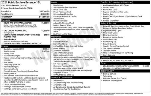 2021 Buick Enclave FWD Essence