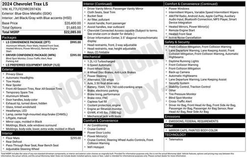 2024 Chevrolet Trax LS
