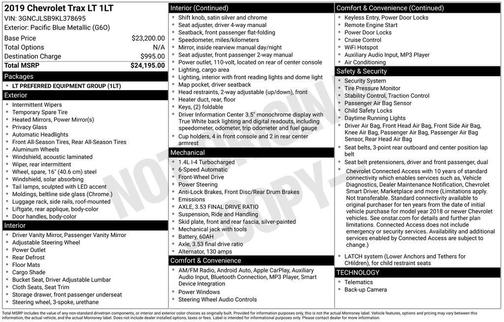 2019 Chevrolet Trax LT