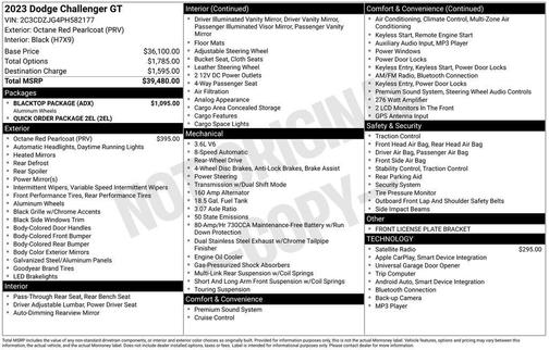 2023 Dodge Challenger GT