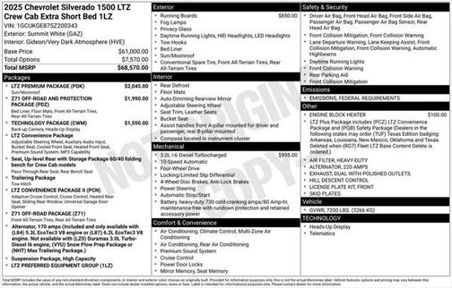 2025 Chevrolet Silverado 1500 LTZ