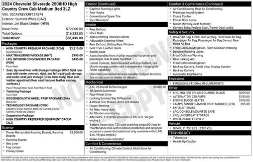 2024 Chevrolet Silverado 2500 High Country