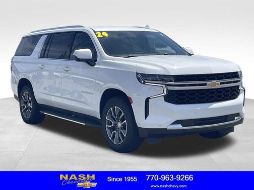 Summit White 2024 Chevrolet Suburban LS