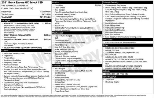 2021 Buick Encore GX Select