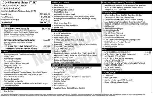 2024 Chevrolet Blazer 2LT