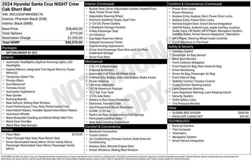 2024 Hyundai SANTA CRUZ NIGHT