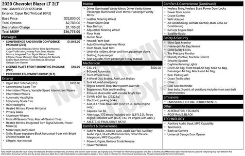 2020 Chevrolet Blazer 2LT