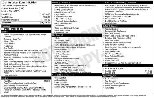 2021 Hyundai KONA SEL Plus