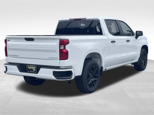 Summit White 2026 Chevrolet Silverado 1500 Custom