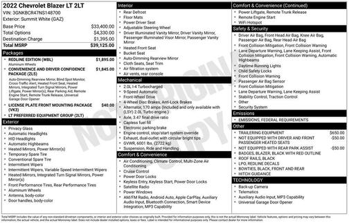 2022 Chevrolet Blazer 2LT