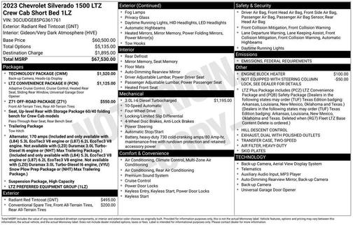 2023 Chevrolet Silverado 1500 LTZ
