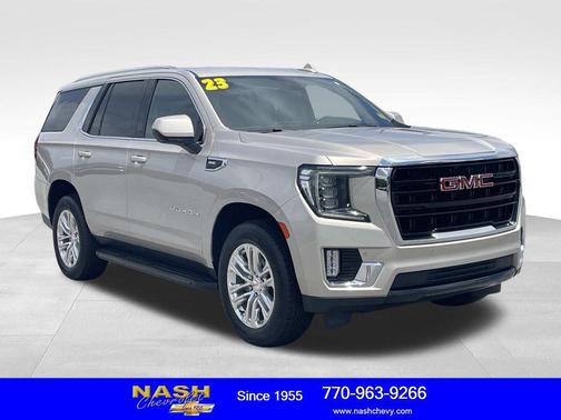 Pearl Beige Metallic 2023 GMC Yukon SLE