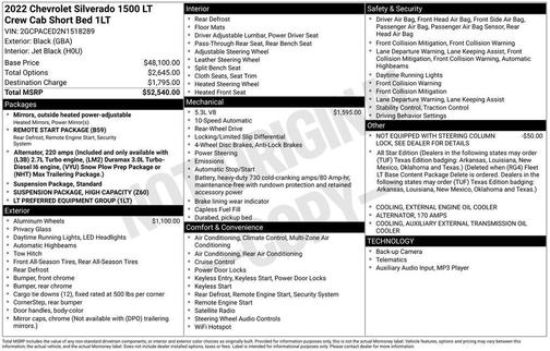 2022 Chevrolet Silverado 1500 LT