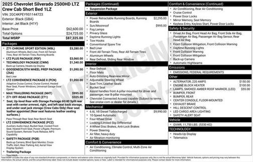 2025 Chevrolet Silverado 2500 LTZ