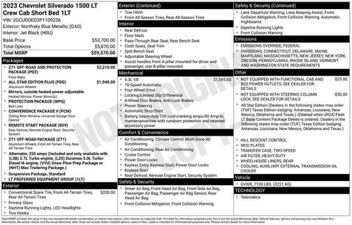 2023 Chevrolet Silverado 1500 LT