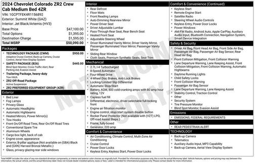 2024 Chevrolet Colorado ZR2