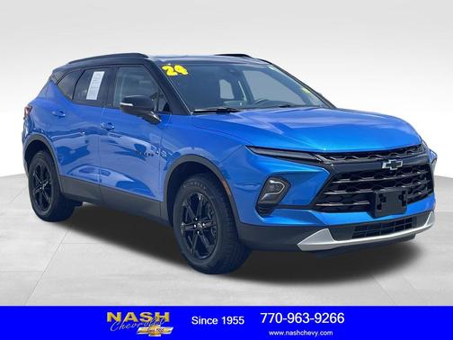 Riptide Blue Metallic 2024 Chevrolet Blazer LT