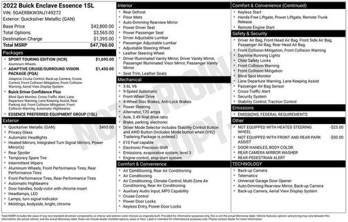 2022 Buick Enclave FWD Essence