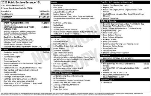 2022 Buick Enclave FWD Essence