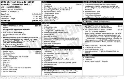 2022 Chevrolet Silverado 1500 LT