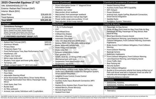 2025 Chevrolet Equinox 1LT