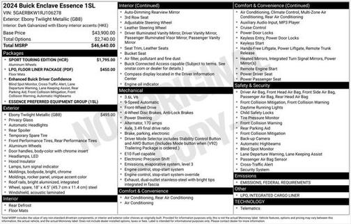 2024 Buick Enclave Essence FWD