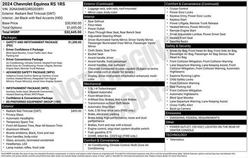 2024 Chevrolet Equinox FWD RS