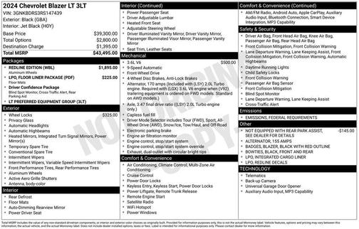 2024 Chevrolet Blazer 3LT