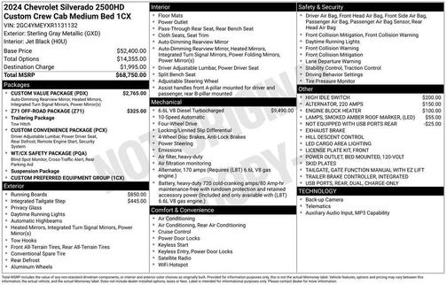 2024 Chevrolet Silverado 2500 Custom